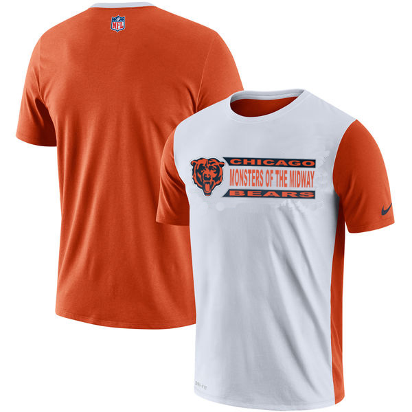 Chicago Bears Performance T Shirt White