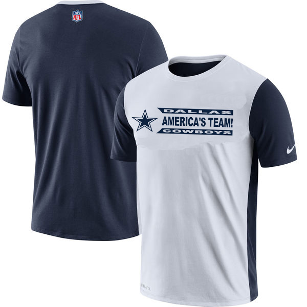 Dallas Cowboys Performance T Shirt White