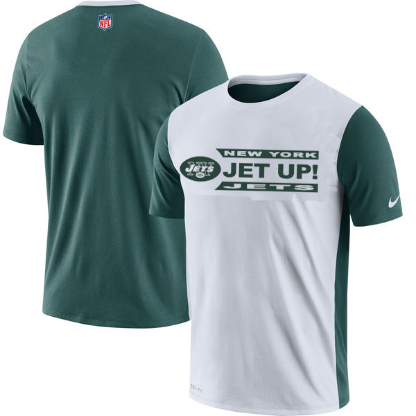 New York Jets Performance T Shirt White