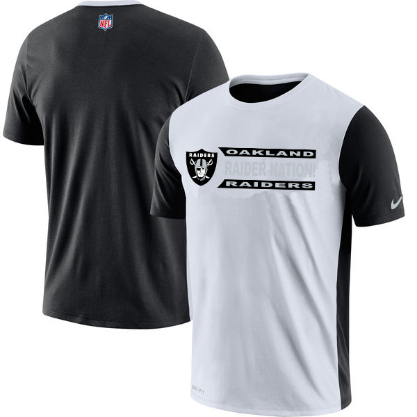 Oakland Raiders Performance T Shirt White