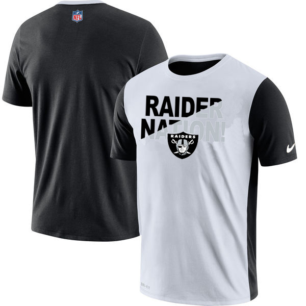 Oakland Raiders Performance T Shirt White