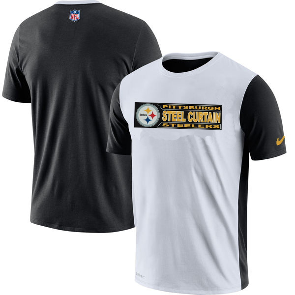 Pittsburgh Steelers Performance T Shirt White