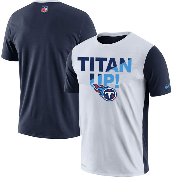 Tennessee Titans Performance T Shirt White
