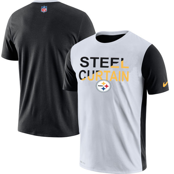 Pittsburgh Steelers Performance T Shirt White