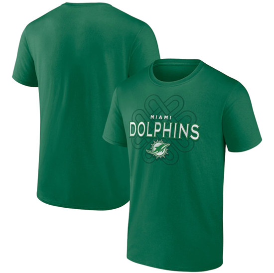 Miami Dolphins Kelly Green Celtic Knot T-Shirt