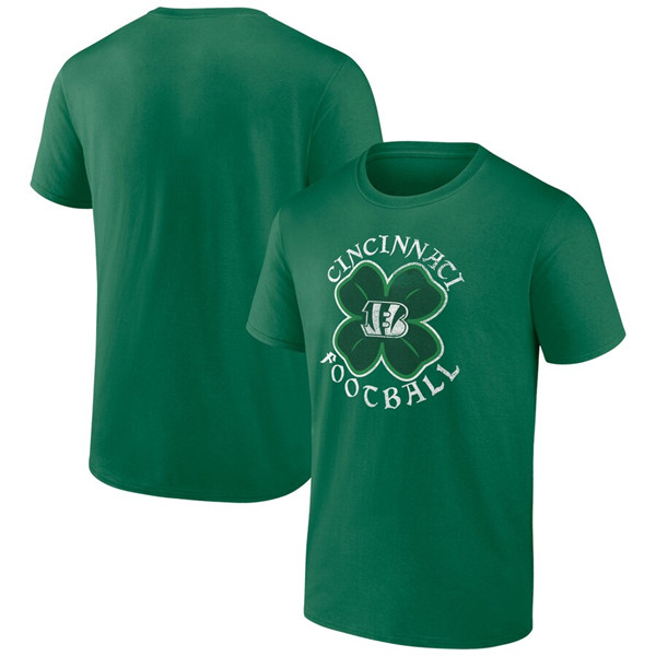 Cincinnati Bengals Kelly Green St. Patrick's Day Celtic T-Shirt