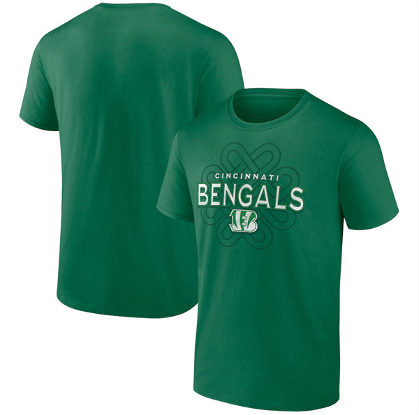 Cincinnati Bengals Kelly Green Celtic Knot T-Shirt