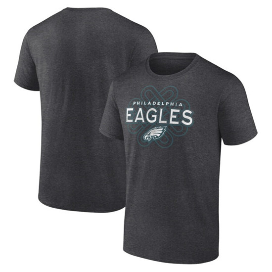 Philadelphia Eagles Charcoal Celtic Knot T-Shirt