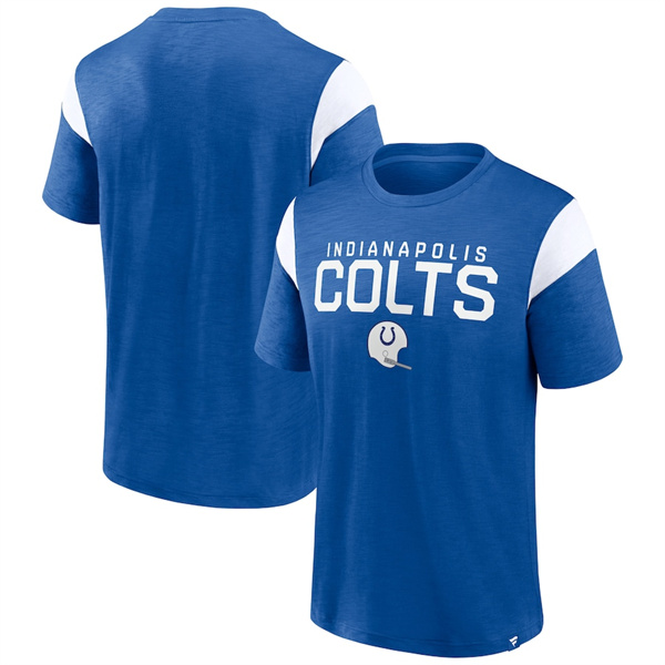 Indianapolis Colts Royal White Home Stretch Team T-Shirt
