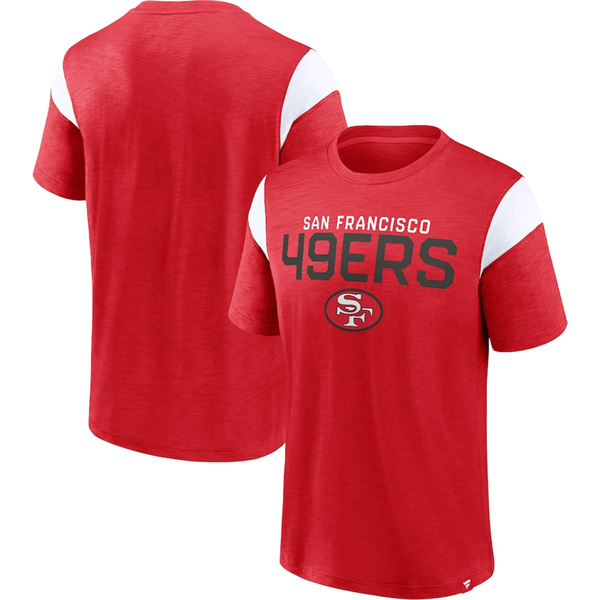 San Francisco 49ers Red White Home Stretch Team T-Shirt